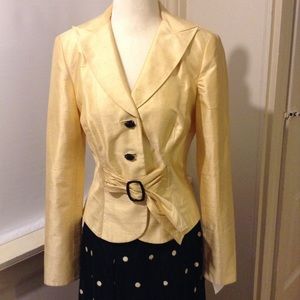BRAND NEW WITH TAGS KAY UNGER SILK SUIT